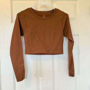 Aerie Offline Long Sleeve Crop